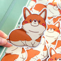 Corgi sticker