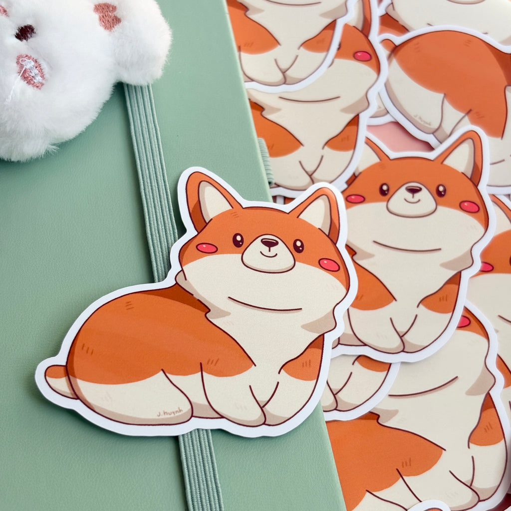 Corgi sticker