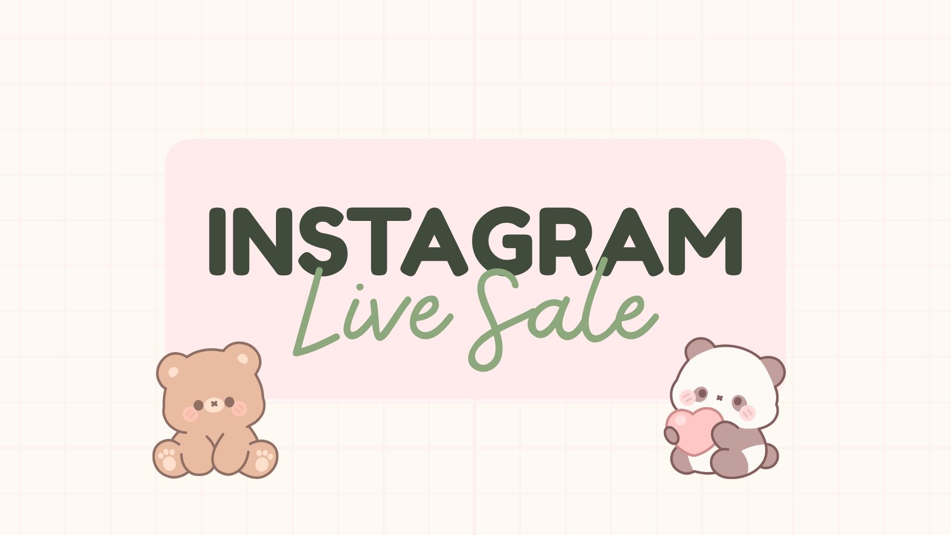 INSTAGRAM LIVE Flash Sale Items 🌸